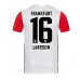 Maillot de foot Eintracht Frankfurt Hugo Larsson #16 Domicile vêtements 2024-25 Manches Courtes